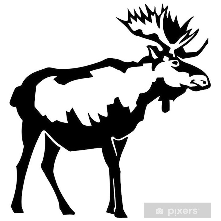 Moose Vinyl Decal Sticker V42 - DecalsHouse