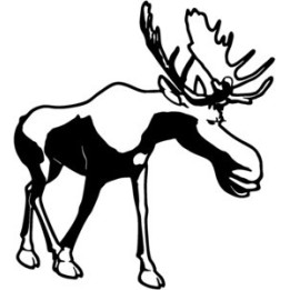 Moose Vinyl Decal Sticker V5 - DecalsHouse