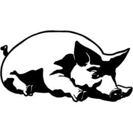 Pig Stickers – Farm Animal Country Decals (2-Pack)