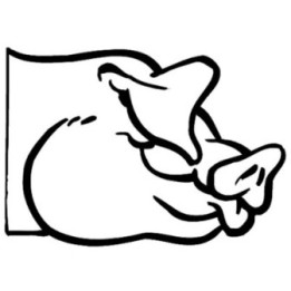 Pig Stickers – Sleeping Farm Pig Decals (2-Pack)