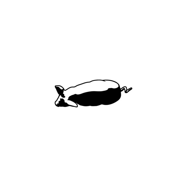 Pig Stickers – Farm Animal Silhouette Decals (2-Pack)
