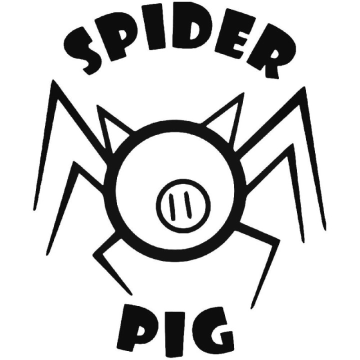 Spider-Pig Stickers – Simpsons Harry Plopper Decals (2-Pack)