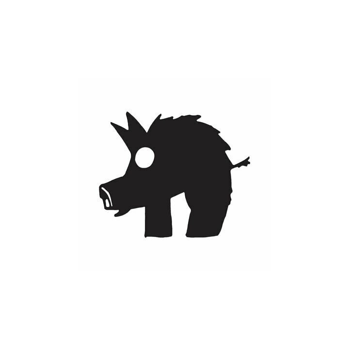 Wild Boar Pig Stickers – Silhouette Decals (2-Pack)
