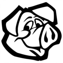 Pig Face Stickers – Farm Hog Vinyl Decals (2-Pack)