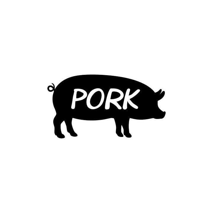 Pig Pork Stickers – Farm Animal Decals (2-Pack)