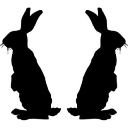 Rabbit V16 Stickers – Bunny Silhouette Wildlife Vinyl Decals (2-Pack)