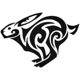 Rabbit Vinyl Decal Sticker V28 - DecalsHouse