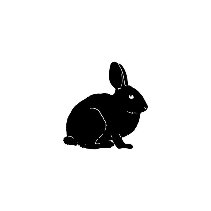 Rabbit Vinyl Decal Sticker V3 - DecalsHouse