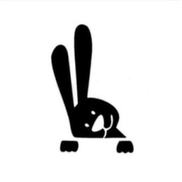 Rabbit Vinyl Decal Sticker V31 - DecalsHouse