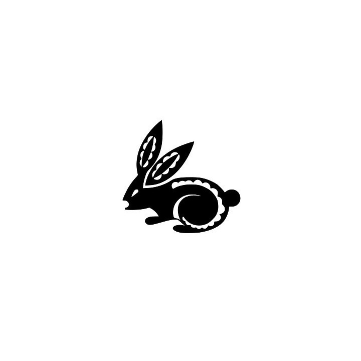 Rabbit Vinyl Decal Sticker V35 - DecalsHouse