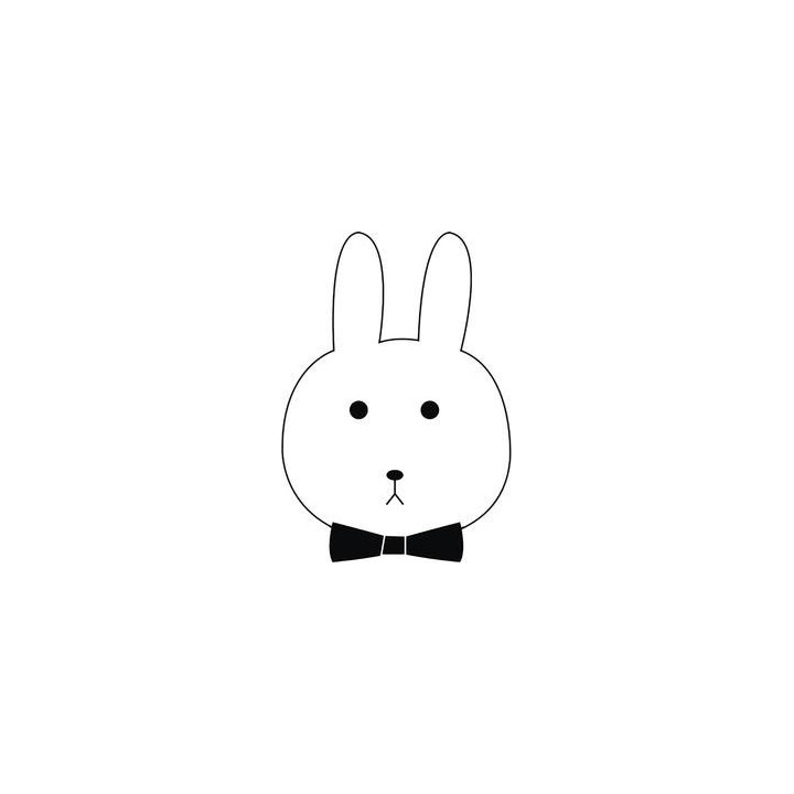 Rabbit Vinyl Decal Sticker V38 - DecalsHouse