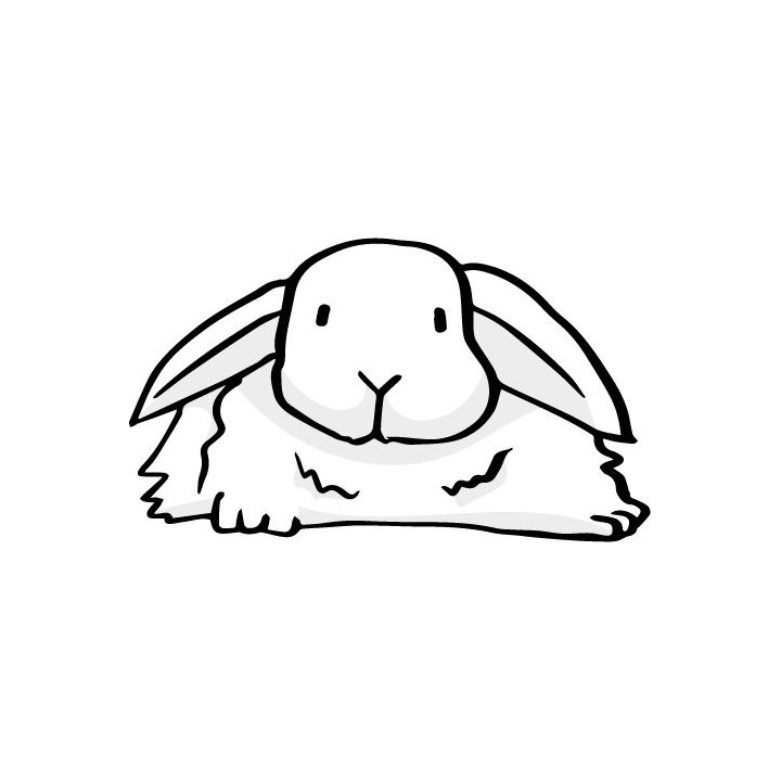 Rabbit Vinyl Decal Sticker V67 - DecalsHouse
