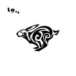 Rabbit Vinyl Decal Sticker V68 - DecalsHouse