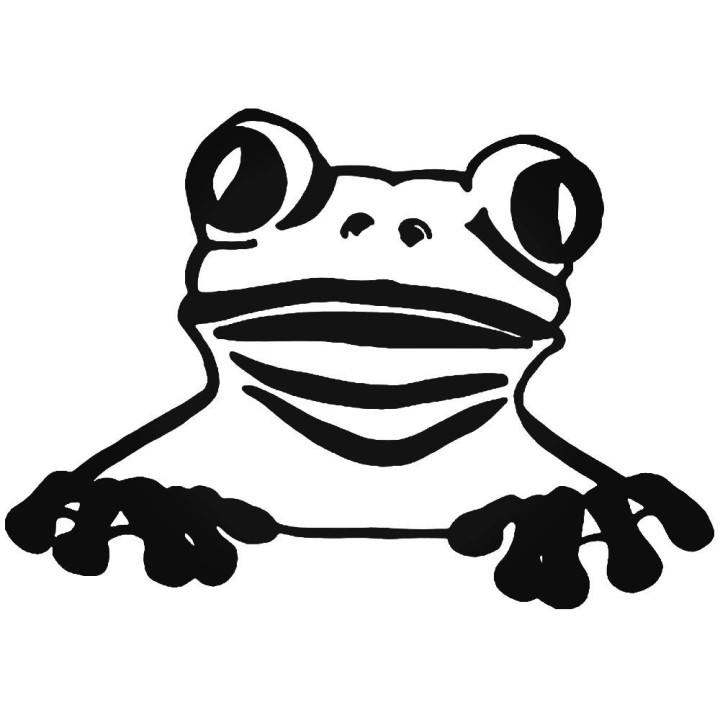 Frog Vinyl Decal Sticker V44 - DecalsHouse