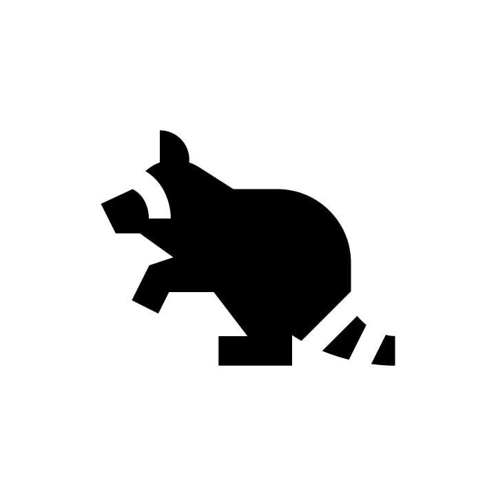 Raccoon Coon Vinyl Decal Sticker V41 - DecalsHouse