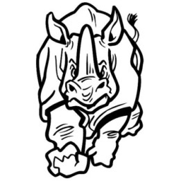 Rhino Vinyl Decal Sticker V22 - DecalsHouse