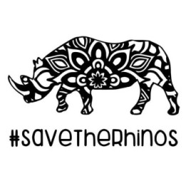 Rhino Vinyl Decal Sticker V23 - DecalsHouse