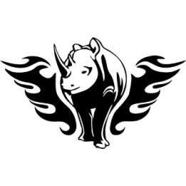 Rhino Vinyl Decal Sticker V29 - DecalsHouse