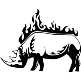 Rhino Vinyl Decal Sticker V36 - DecalsHouse