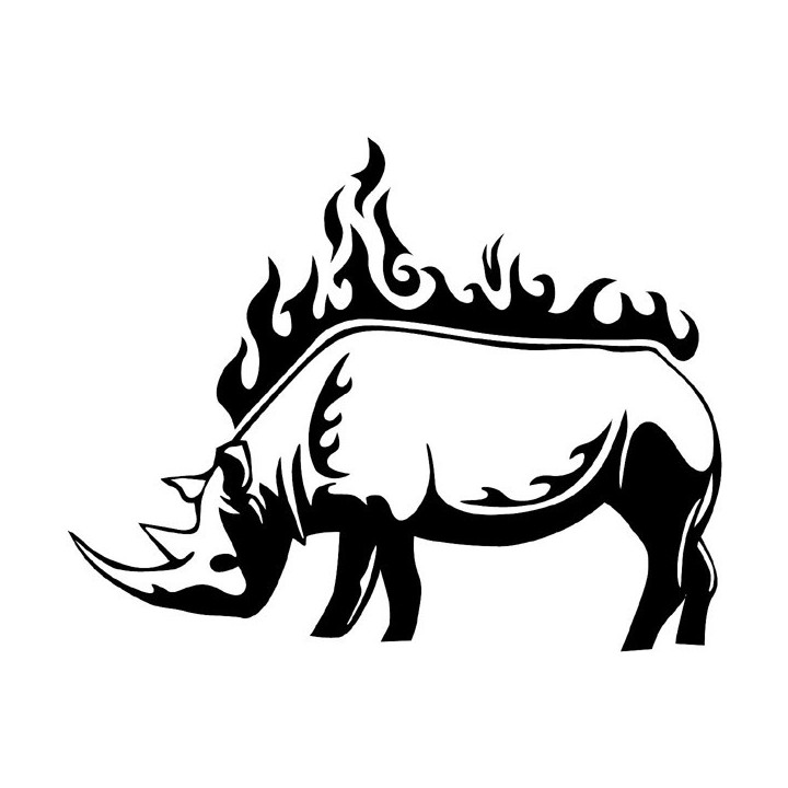 Rhino Vinyl Decal Sticker V36 - DecalsHouse