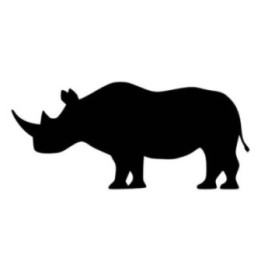 Rhino Vinyl Decal Sticker V6 - DecalsHouse