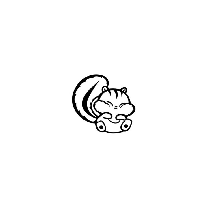 Squirrel Vinyl Decal Sticker V32 - DecalsHouse
