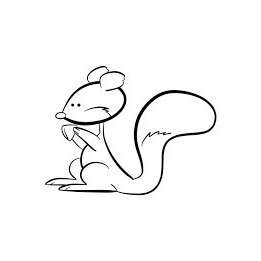 Squirrel Vinyl Decal Sticker V57 - DecalsHouse