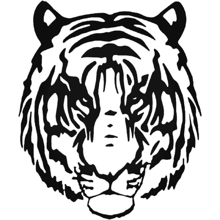 Tiger Vinyl Decal Sticker V20 - DecalsHouse