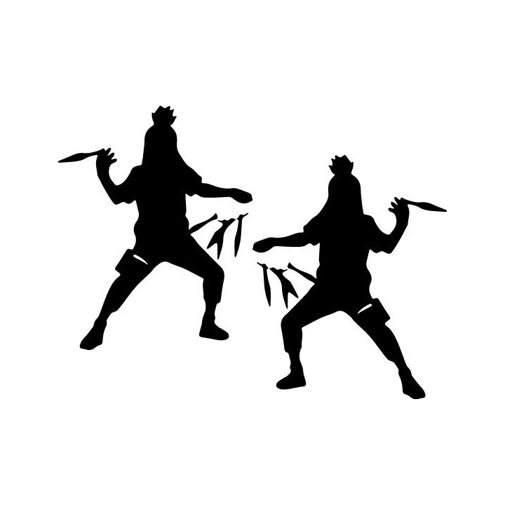 Shikamaru Nara Stickers – Naruto Shadow Jutsu Decals (2-Pack)