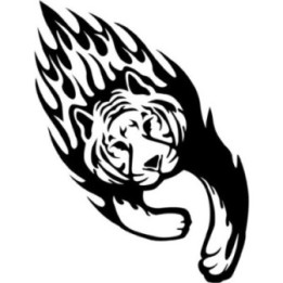 Tiger Vinyl Decal Sticker V36 - DecalsHouse