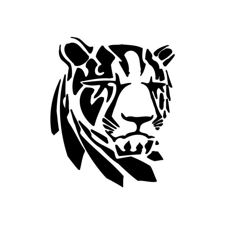 Tiger Vinyl Decal Sticker V39 - DecalsHouse
