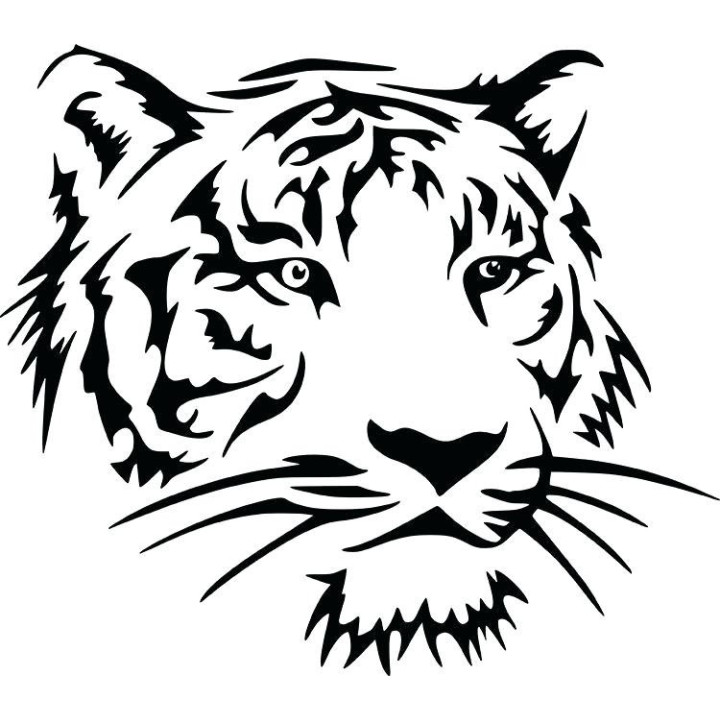 Tiger Vinyl Decal Sticker V43 - DecalsHouse