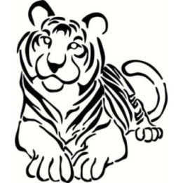 Tiger Vinyl Decal Sticker V64 - DecalsHouse