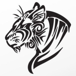 Tiger Vinyl Decal Sticker V66 - DecalsHouse