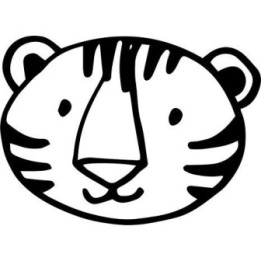 Tiger Vinyl Decal Sticker V72 - DecalsHouse
