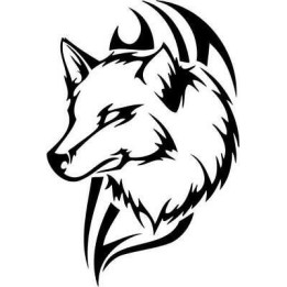 Wild Wolf Vinyl Decal Sticker V100 - DecalsHouse
