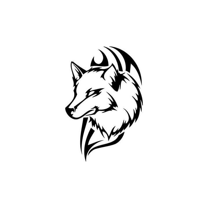 Wild Wolf Vinyl Decal Sticker V100 - DecalsHouse