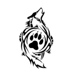 Wild Wolf Vinyl Decal Sticker V16 - DecalsHouse