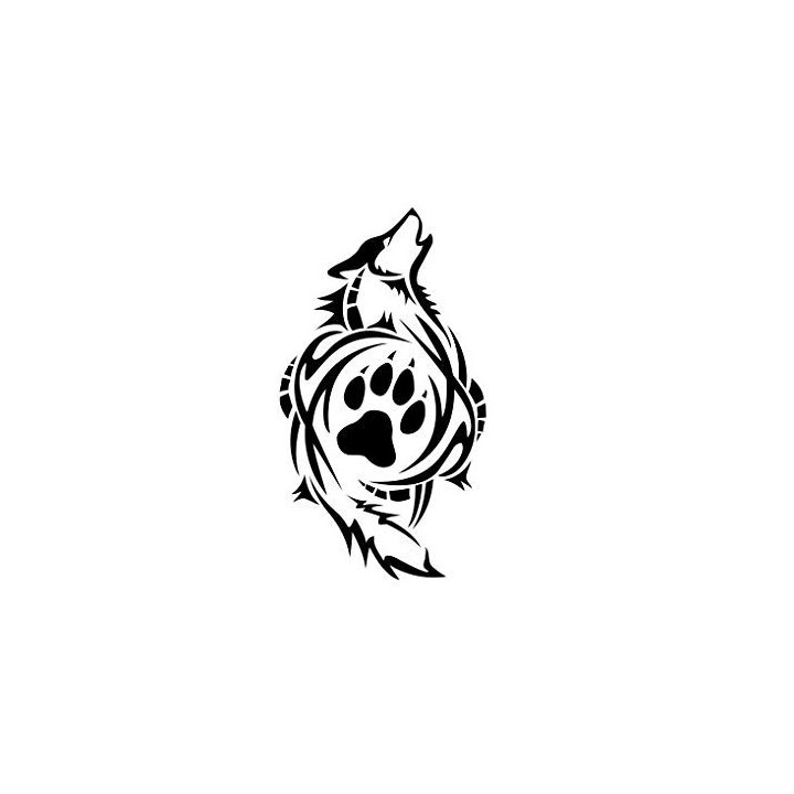 Wild Wolf Vinyl Decal Sticker V16 - DecalsHouse