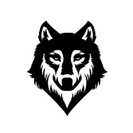 Wild Wolf Vinyl Decal Sticker V17 - DecalsHouse