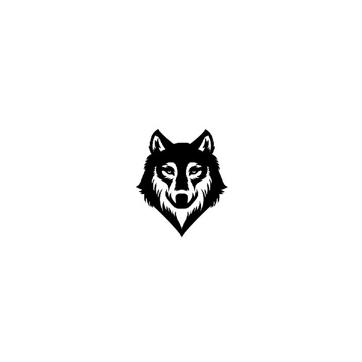 Wild Wolf Vinyl Decal Sticker V17 - DecalsHouse