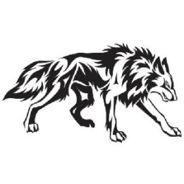 Wild Wolf Vinyl Decal Sticker V30 - DecalsHouse