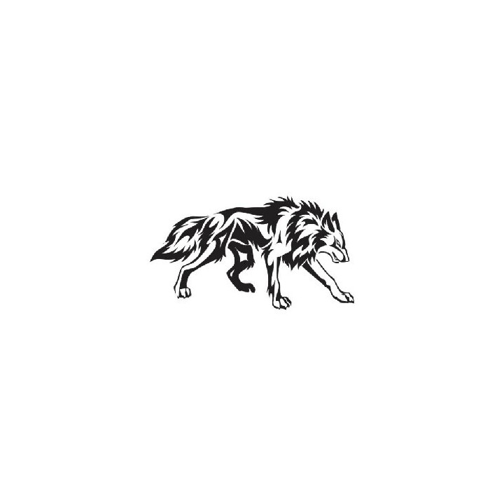 Wild Wolf Vinyl Decal Sticker V30 - DecalsHouse