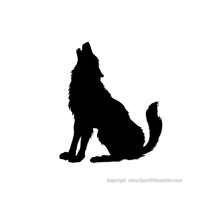 Wild Wolf Vinyl Decal Sticker V37 - DecalsHouse