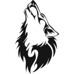 Wild Wolf Vinyl Decal Sticker V38 - DecalsHouse