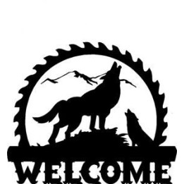Wild Wolf Vinyl Decal Sticker V40 - DecalsHouse