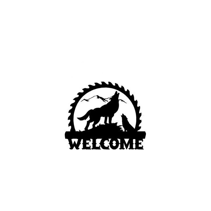 Wild Wolf Vinyl Decal Sticker V40 - DecalsHouse