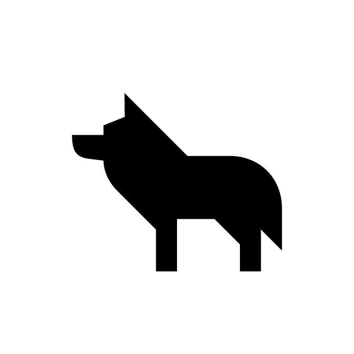 Wild Wolf Vinyl Decal Sticker V43 - DecalsHouse
