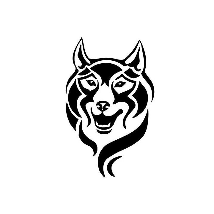 Wild Wolf Vinyl Decal Sticker V46 - DecalsHouse