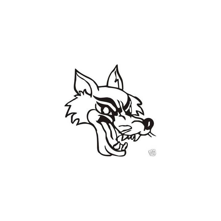 Wild Wolf Vinyl Decal Sticker V47 - DecalsHouse